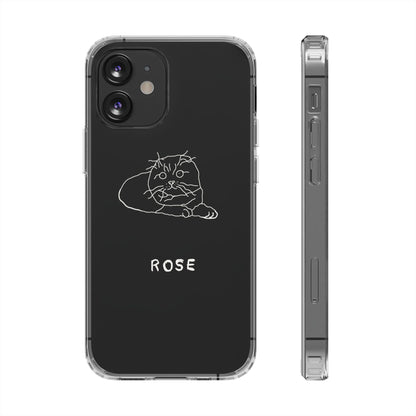 Personalized Funny Doodle Clear Phone Cases