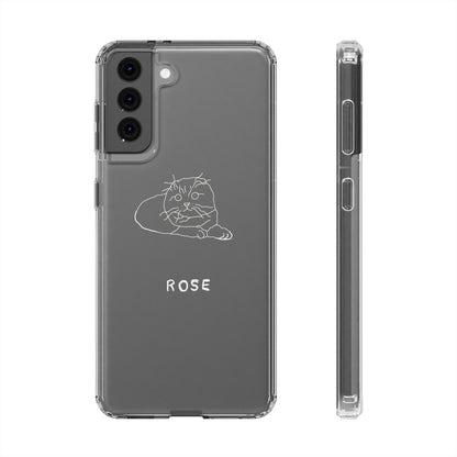 Personalized Funny Doodle Clear Phone Cases