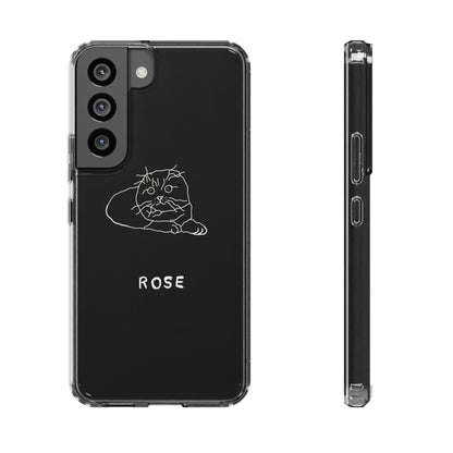 Personalized Funny Doodle Clear Phone Cases